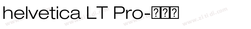 helvetica LT Pro字体转换